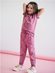 sinsay - παντελόνι φόρμας jogger - μοβ