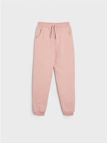 sinsay - παντελόνι φόρμας jogger - θαμπο ροζ