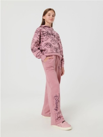 sinsay - παντελόνι φόρμας disney 100 - ροζ
