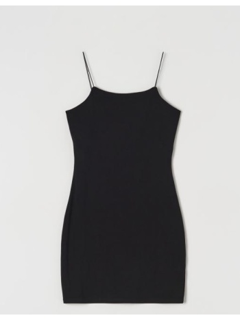 sinsay - mini φόρεμα με λεπτές τιράντες - μαυρο