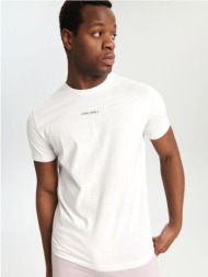 sinsay - μπλούζα με τύπωμα - λευκο
