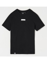 sinsay - βαμβακερή μπλούζα με τύπωμα - μαυρο