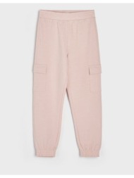 sinsay - παντελόνι φόρμας - ροζ παστελ