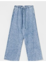 sinsay - τζιν παντελόνι με φαρδύ μπατζάκι - μπλε
