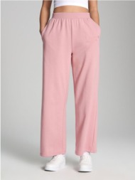sinsay - παντελόνι φόρμας - θαμπο ροζ