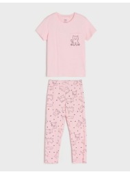 sinsay - πιτζάμες - ροζ παστελ