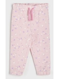 sinsay - παντελόνι φόρμας jogger - ροζ παστελ