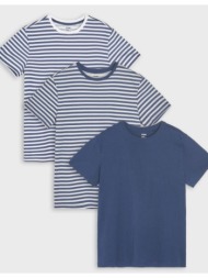 sinsay - σετ με 3 μπλούζες - ναυτικο μπλε