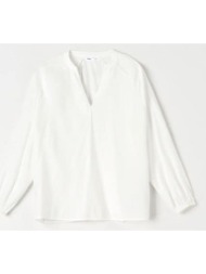 sinsay - πουκάμισο από βισκόζη - λευκο