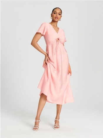 sinsay - midi φόρεμα - ροζ παστελ
