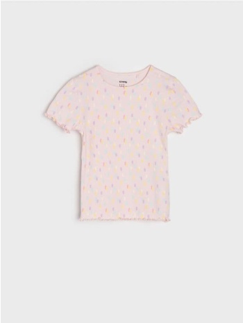 sinsay - μπλούζα - ροζ παστελ