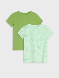 sinsay - σετ με 2 μπλούζες - πρασινο παλ