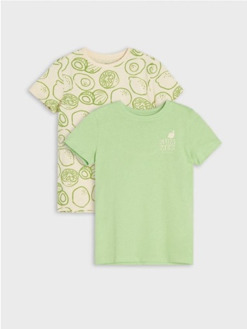sinsay - σετ με 2 μπλούζες - ανοιχτο πρασινο