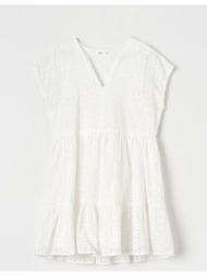 sinsay - mini φόρεμα - λευκο