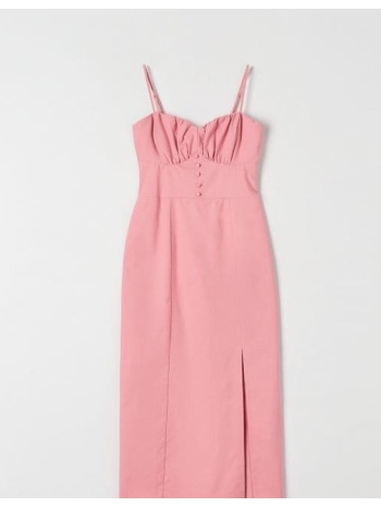 sinsay - midi φόρεμα - θαμπο ροζ