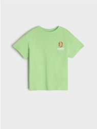 sinsay - μπλούζα με τύπωμα - ανοιχτο πρασινο