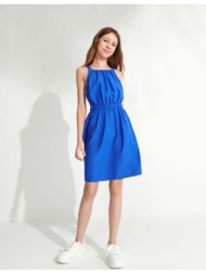 sinsay - φόρεμα με σούρες - μπλε