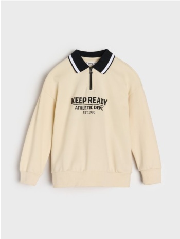 sinsay - φούτερ - κρεμ