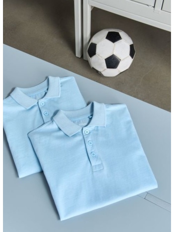 sinsay - πόλο πουκάμισα, σετ 2 τεμαχίων - ανοιχτο μπλε