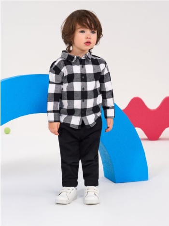 sinsay - καρό πουκάμισο - λευκο