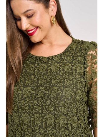 φόρεμα σε άλφα γραμμή δαντέλα electra