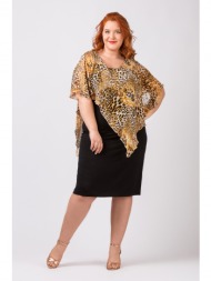 φόρεμα με leopard τουνίκ artemis
