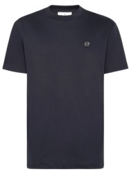 philipp plein t-shirt round neck hexagon μπλε