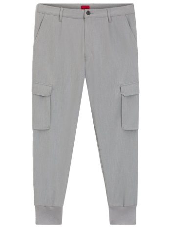 hugo παντελονι cargo glavin241 logo γκρι σε προσφορά
