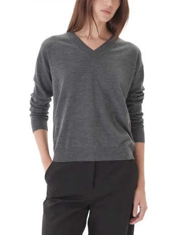 max mara weekend πλεκτο fiocchi v-neck γκρι σε προσφορά