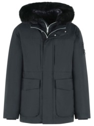 moose knuckles μπουφαν puffer voltaire 3q jacket αποσπωμενος θωρακας μαυρο