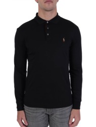 ralph lauren polo custom slim fit μαυρο