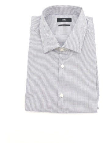 boss πουκαμισο slim fit jenno μικροσχεδιο μπλε σε προσφορά