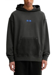 hugο blue φουτερ hoodie nasdi μαυρο