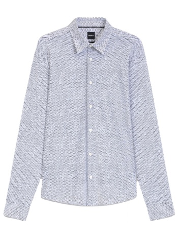 boss πουκαμισο μικροσχεδιο slim fit p-roan-kent-c1-233