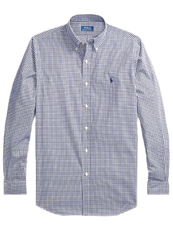 ralph lauren πουκαμισο button down καρω custom fit σε προσφορά