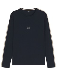 boss hoμεwear t-shirt unique ls_shirt μπλε