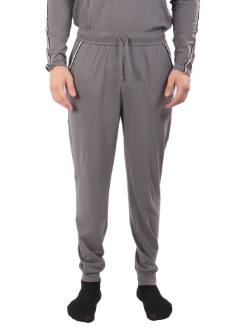 boss homewear παντελονι φορμα unique pants cuff cw γκρι σε προσφορά