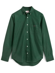 gant πουκαμισο reg beefy oxford shirt κυπαρισσι