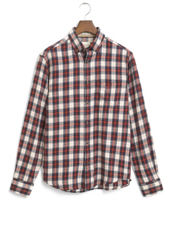gant πουκαμισο καρω reg windblown flannel check shirt