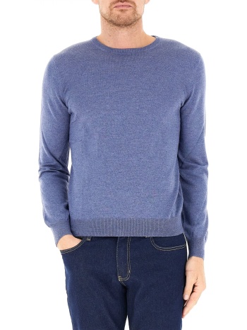 gran sasso πλεκτο crew neck ραφ μπλε σε προσφορά