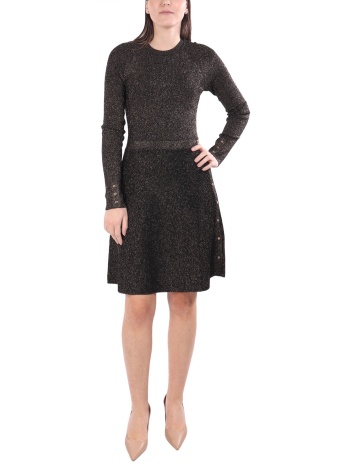 karl lagerfeld φορεμα mini lurex knit metallic crew neck σε προσφορά