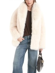 liu-jo γουνα faux fur εκρου