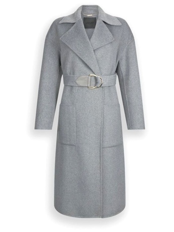 liu-jo παλτο αποσπωμενη ζωνη τσεπες ανοιγματα πλαινα κατω σε προσφορά