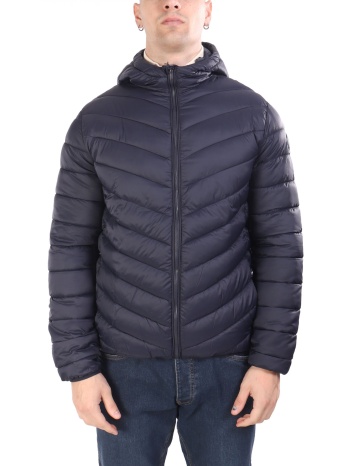 u.s.polo assn μπουφαν puffer hoodie jebs logo μπλε σε προσφορά