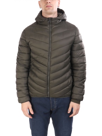 u.s.polo assn μπουφαν puffer hoodie jebs logo χακι σε προσφορά