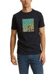 dors t-shirt print μπλε
