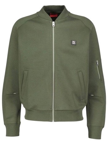 hugo φουτερ ziphood dargenzip logo μεταλλικο χακι σε προσφορά