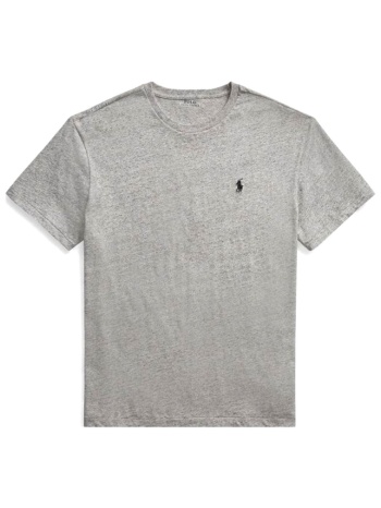 ralph lauren t-shirt classic fit logo γκρι σε προσφορά