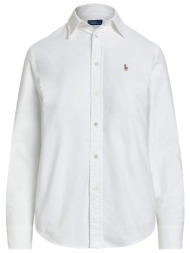 ralph lauren πουκαμισο classic fit logo λευκο