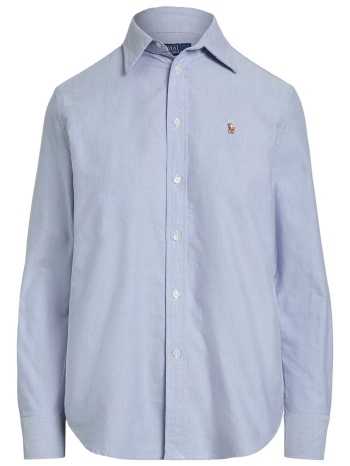 ralph lauren πουκαμισο classic fit logo σιελ σε προσφορά